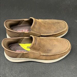 Skechers Men's Tan Slip-On Loafers
